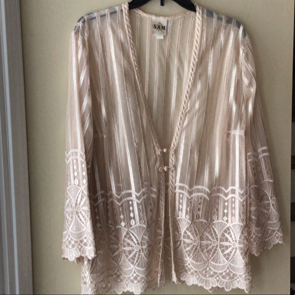 Vintage Sheer Jacket. Gorgeous Large GUC